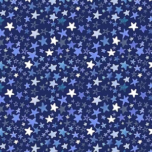 SALE  Stars - Dear Stella Designs - American Summer Collection - 100% Cotton - STELLA-DCWR1790  MULTI