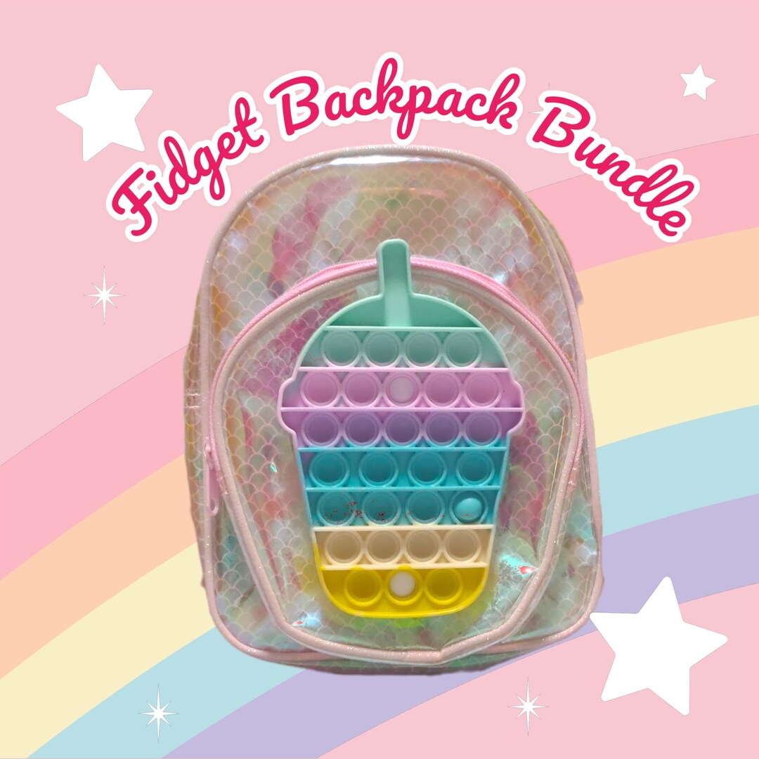 The Biggest Fidget Pop It Backpack Bundle on Etsy! - Etsy UK