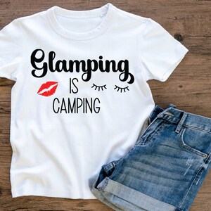 Glamping SVG, Glamping è campeggio SVG, Bougie Camping, Girls Glamping, Troppo Bougie per tende, Falò in formato SVG, Glamping Crew, Camping SVG Cricut