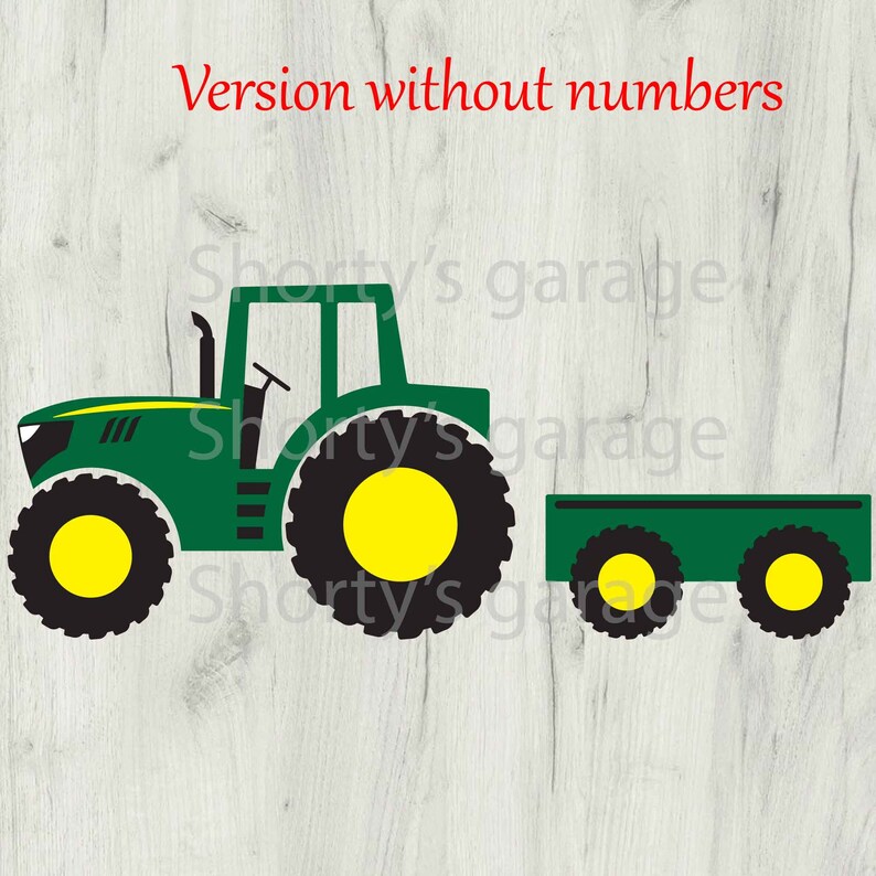 Download Big Tractor birthday boy / girl vector file SVG JPG and png | Etsy