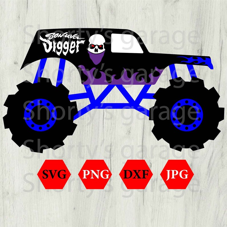 Free Free 125 Monster Truck Birthday Svg SVG PNG EPS DXF File