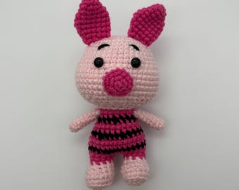 Piglet – Handmade Crochet Toy Inspired by Winnie the Pooh
