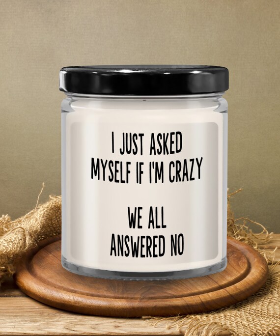 Crazy Candle Split Personality Funny Gift Bestie Birthday - Etsy Crazy Candle Split Personality Funny Gift Bestie Birthday - Etsy