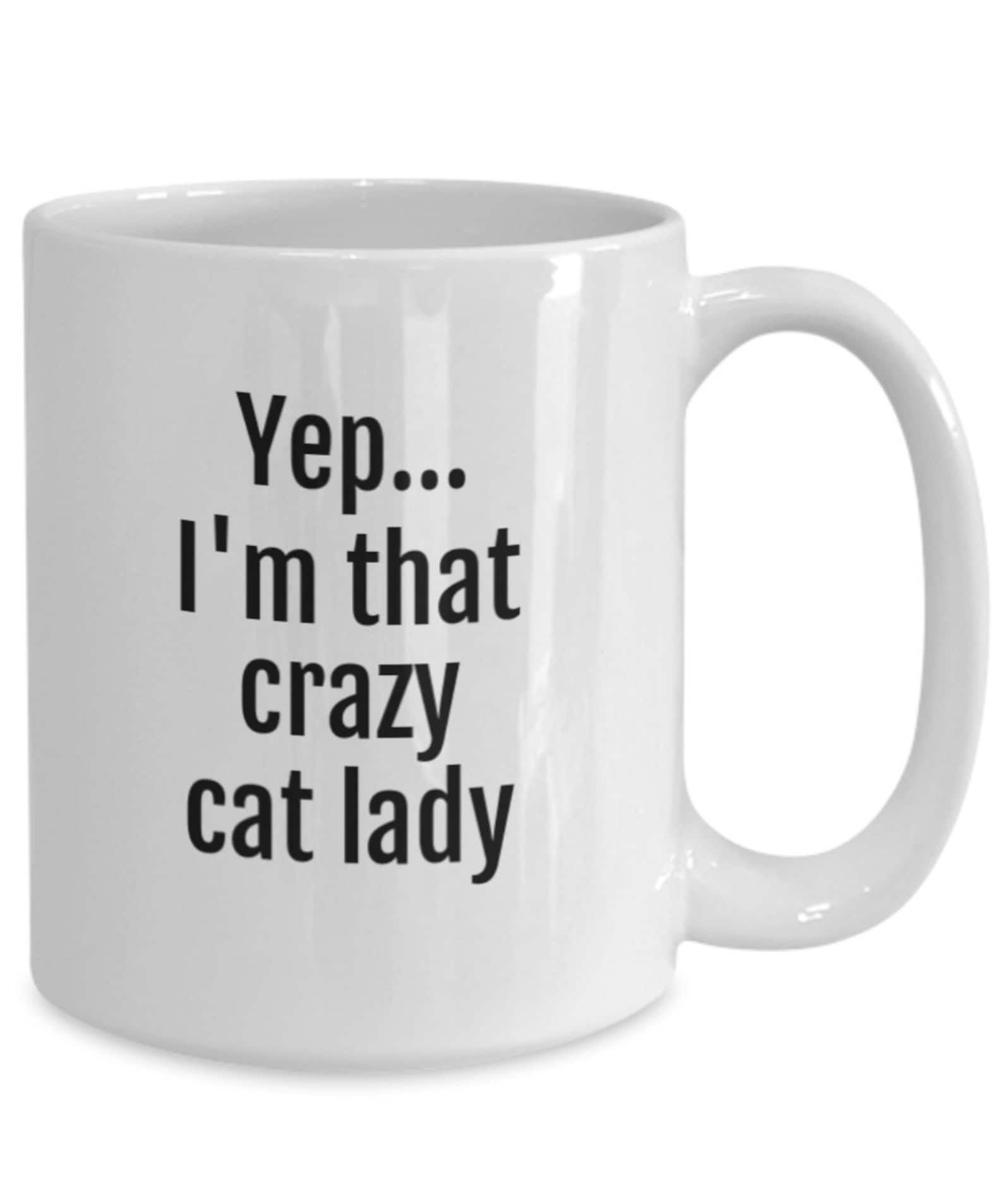 Tasse à Chat Humour - Cadeau Drôle Pour Amoureux Des Chats, Céramique, Lavable Au Lave-vaisselle