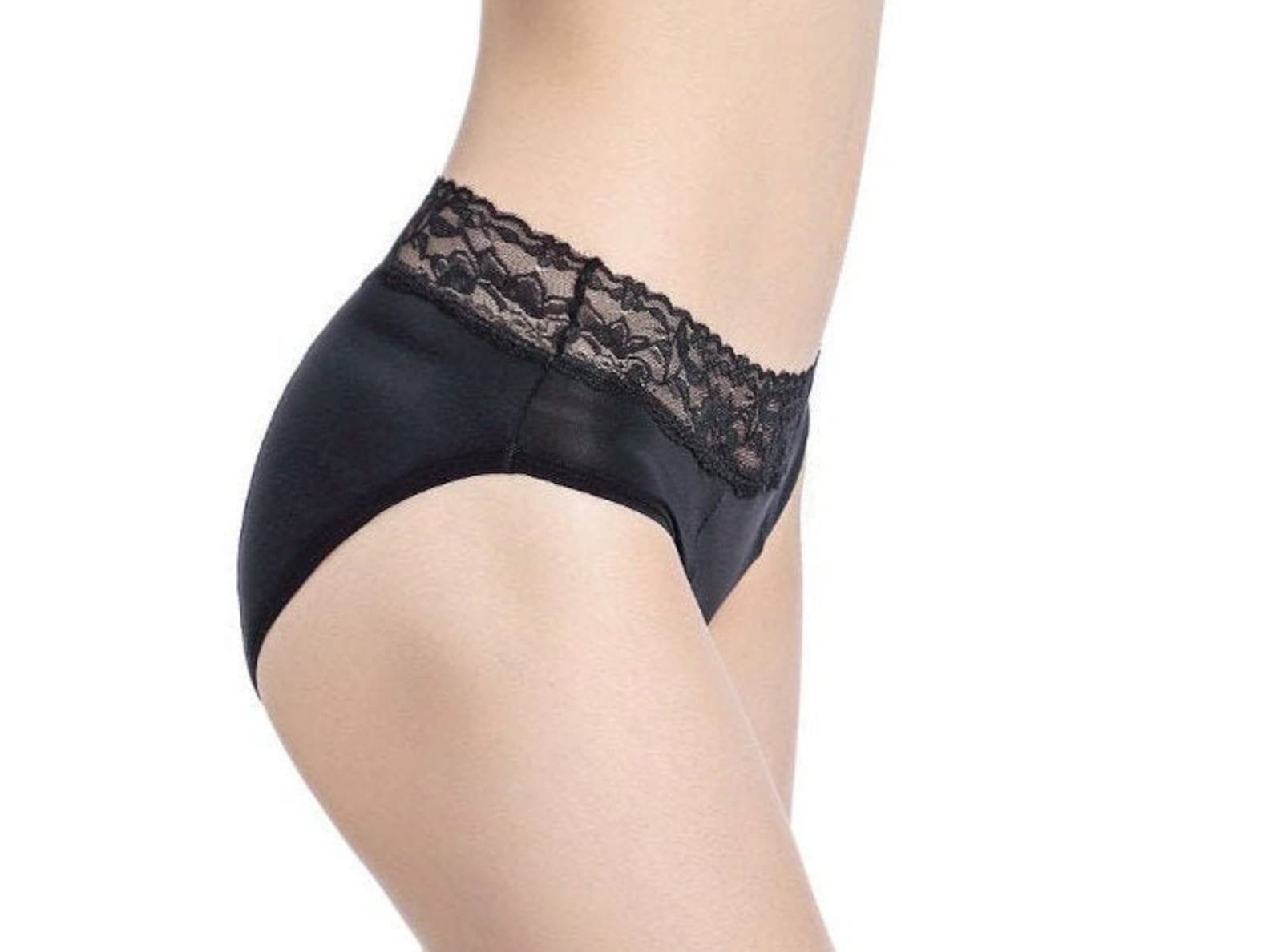 LUXE BIKINI LACE Period, Postpartum & Incontinence Panties for Full
