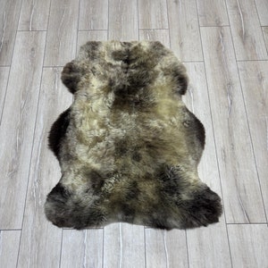 Natural Sheepskin Rug, Australian Sheepskin,Genuine Sheepskin,Sheepskin Throw,Soft Sheepskin, Fur Rug,Sheepskin Runner,chair cover,105x75 cm
