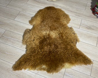 Natural sheepskin Genuine leather,Home Decor,Wool fur floor rug,Pattern Sheepskin Rug,100x70 cm