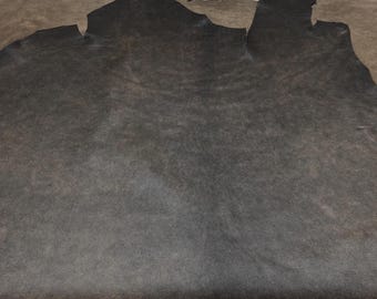 Premium Quality Distressed Leather,Vintage Lamb leather, Soft Lambskin Hide,5-7 Sgft, 32'x22'',Thick.06-08mm, sheep leather