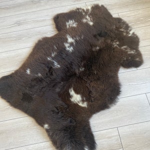 Natural Sheepskin Rug, Australian Sheepskin,Genuine Sheepskin,Sheepskin Throw,Soft Sheepskin, Fur Rug,Sheepskin Runner,chair cover,110x75 cm