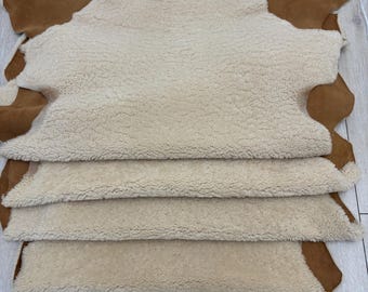 Australian Sheepskin Rug, Genuine Curly Shearling, Short Wool Upholstery, Soft Chair Cover Decor,Curly sheepskin