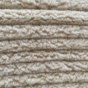 Genuine sheepskin rug, upholstery sheepskin, off white, short fur shearling, fur sheepskin, curly sheepskin, chair cover,3,3 x 2,3 ft image 2
