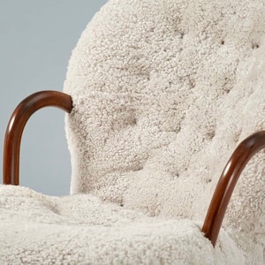Genuine sheepskin rug, upholstery sheepskin, off white, short fur shearling, fur sheepskin, curly sheepskin, chair cover,3,3 x 2,3 ft image 7