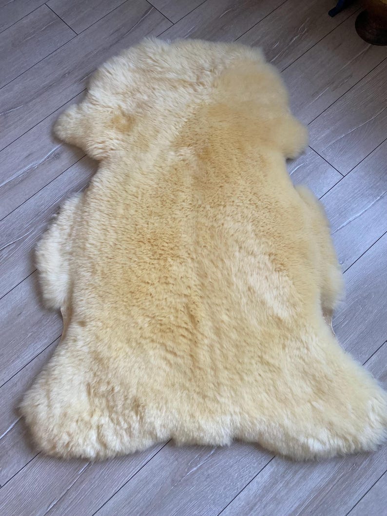 Medical Sheepskin, Australian Sheepskin Rug, Organic Shearling, Baby Underlay, Soft Bed Pad, Natural Sheepskin image 9