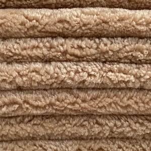 Genuine sheepskin, upholstery sheepskin, fur floor rug, camel color, short fur shearling sheepskin, chair cover, 100x70 cm,3,3 x 2,3 ft