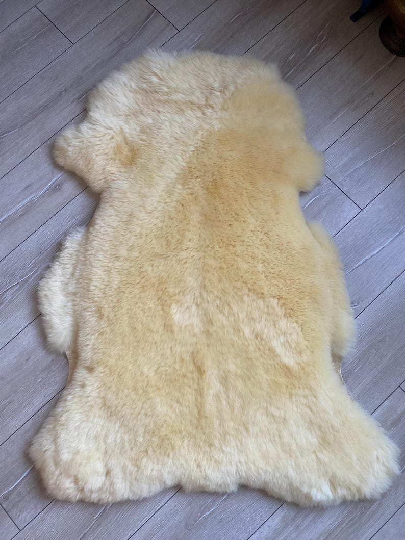 Medical Sheepskin, Australian Sheepskin Rug, Organic Shearling, Baby Underlay, Soft Bed Pad, Natural Sheepskin image 7
