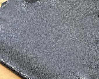 Premium Quality Jumbo Lambskin Leather – Natural Vegetable Tanned Black Lamb Hide (5–7 sq ft) Thick-1,1-1,3 mm