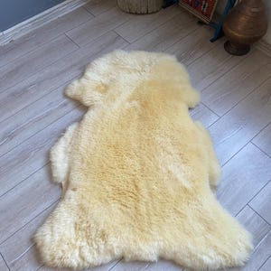 Medical Sheepskin, Australian Sheepskin Rug, Organic Shearling, Baby Underlay, Soft Bed Pad, Natural Sheepskin image 5