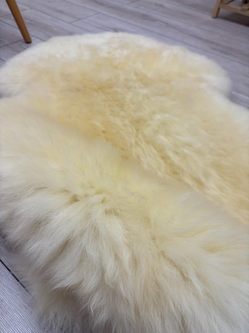 Medical Sheepskin, Australian Sheepskin Rug, Organic Shearling, Baby Underlay, Soft Bed Pad, Natural Sheepskin image 10