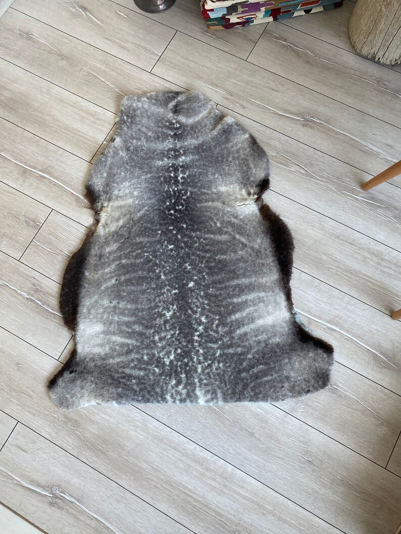 Natural sheepskin Genuine leather,Home Decor,Wool fur floor rug,Pattern Sheepskin Rug,100x70 cm