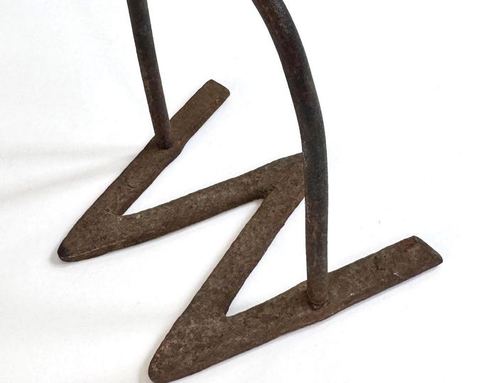 Vintage Hand Forged W Branding Iron Vintage Rustic Farmhouse Ranch Cabin Decor