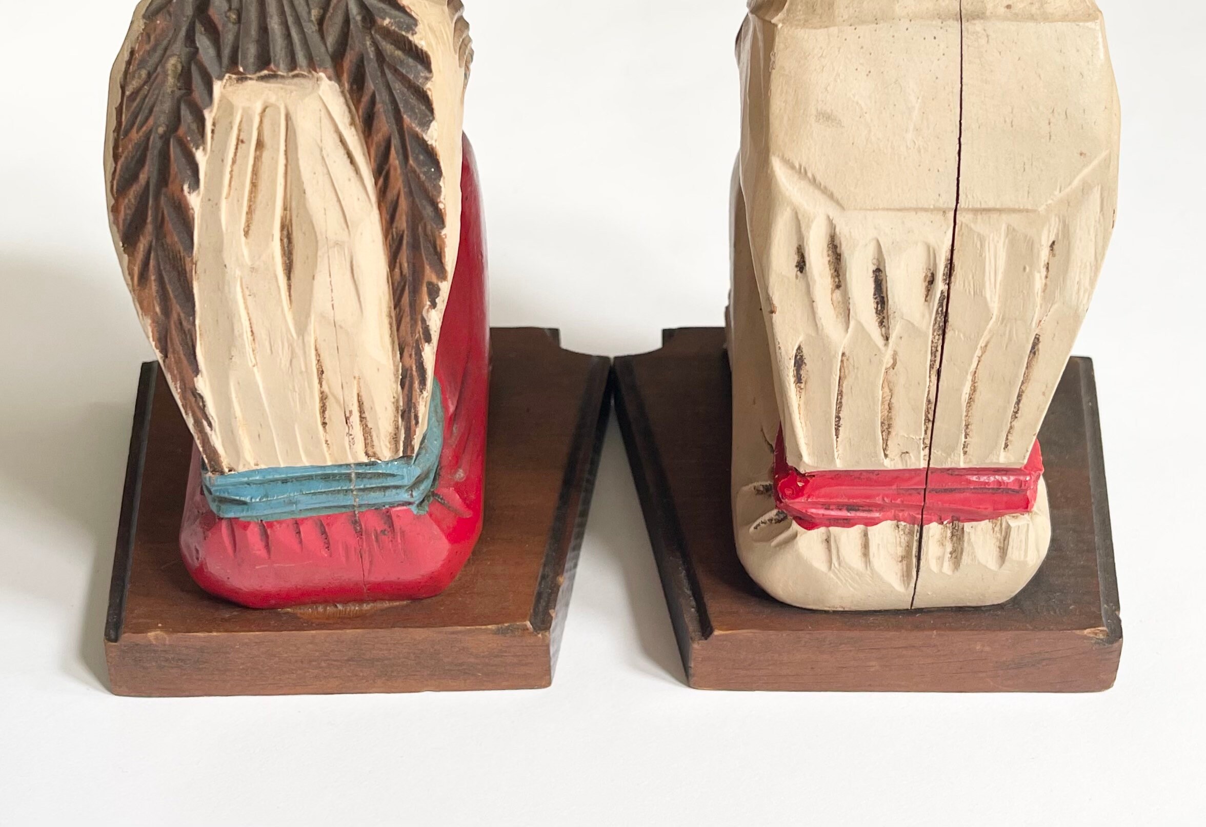 Mexican Wooden Bookends Pair Mexico Wood Book Ends Mid Century Souvenir