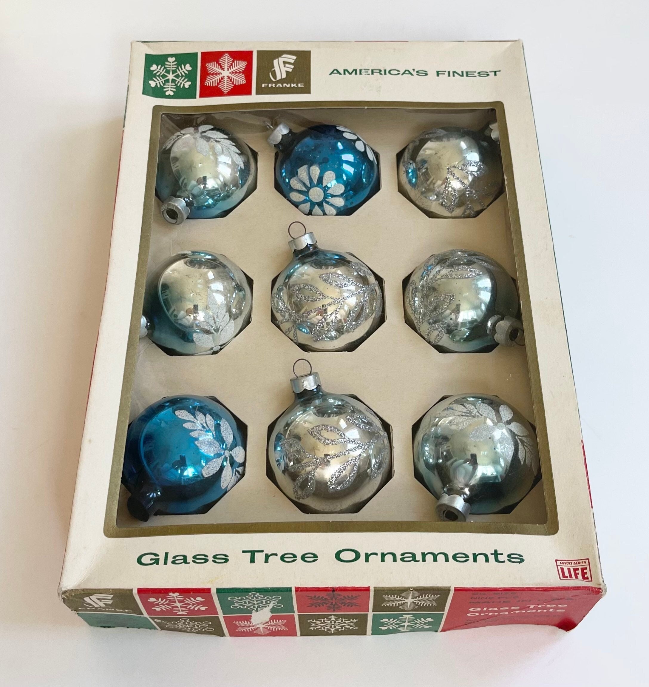Blue Christmas Ornaments Clearance 