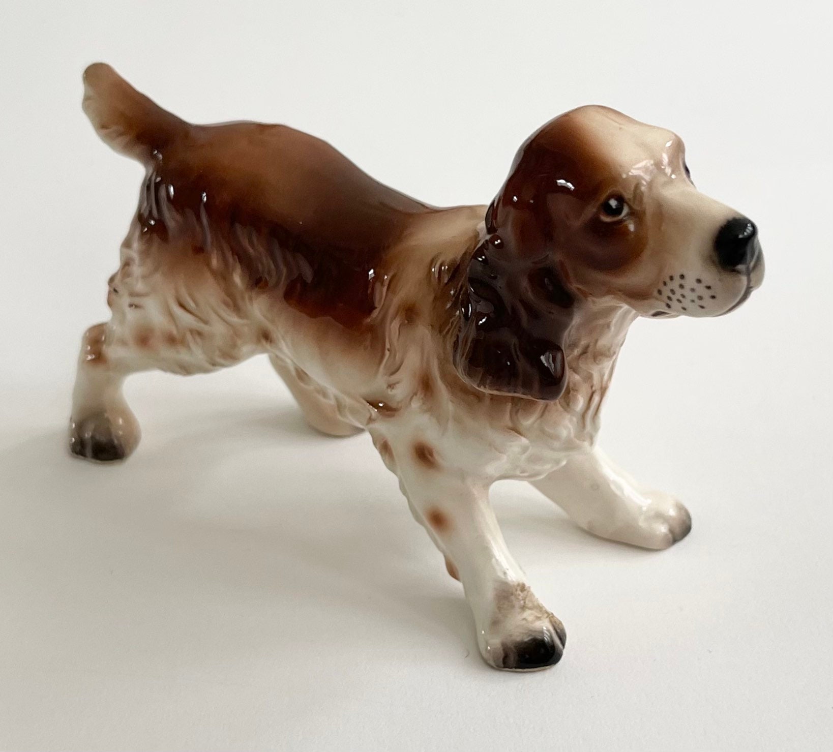 Porcelain Hunting Dog Figurine Made In Japan Vintage Mid Century porcelain-hunting-dog-figurine-made-in-japan-vintage-mid-century