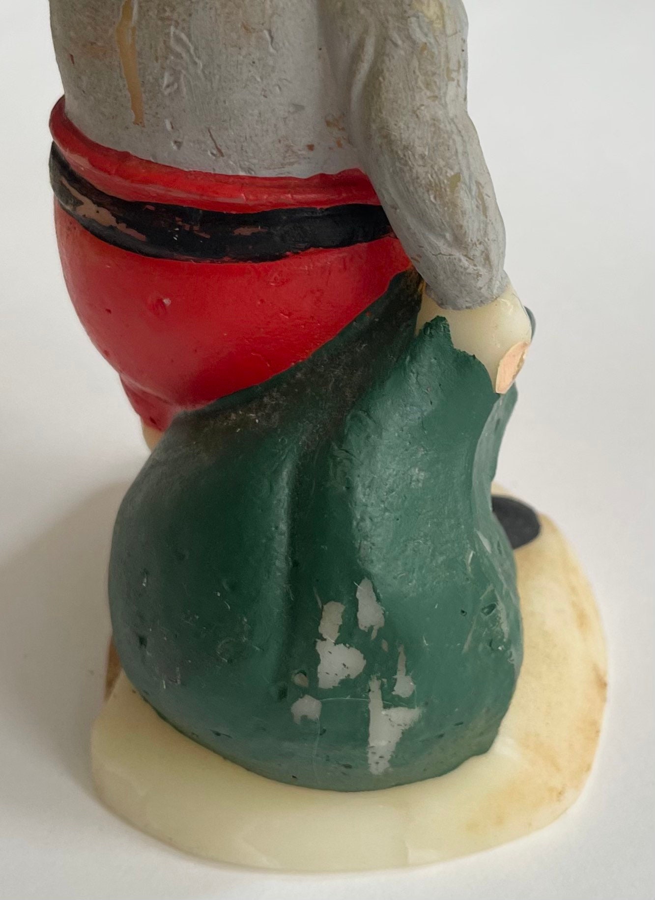 Santa Claus Christmas Candle Vintage Colonial Candle Co of Cape Cod