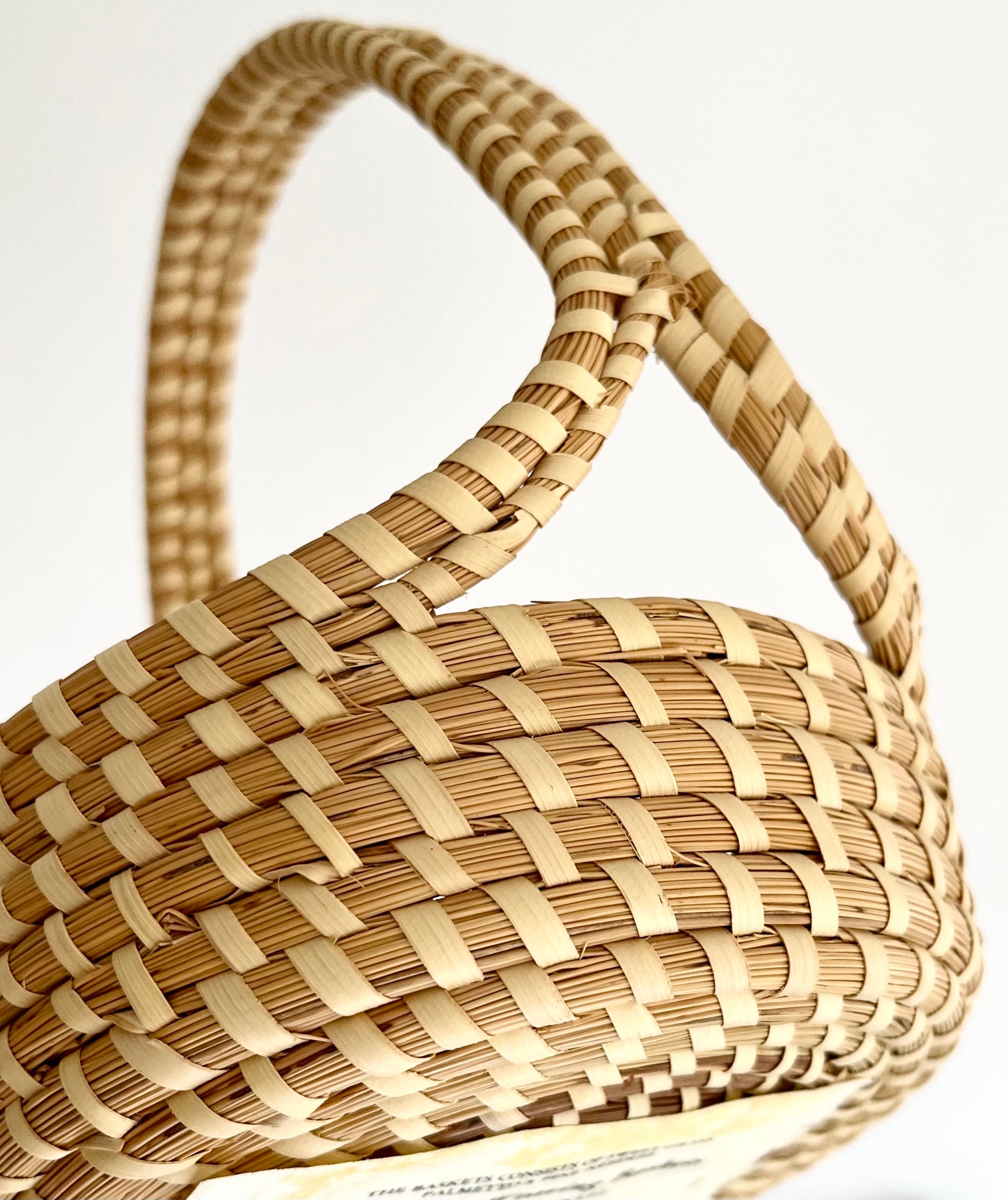 Henrietta Snype Charleston Basket Sweetgrass Basket with Handle