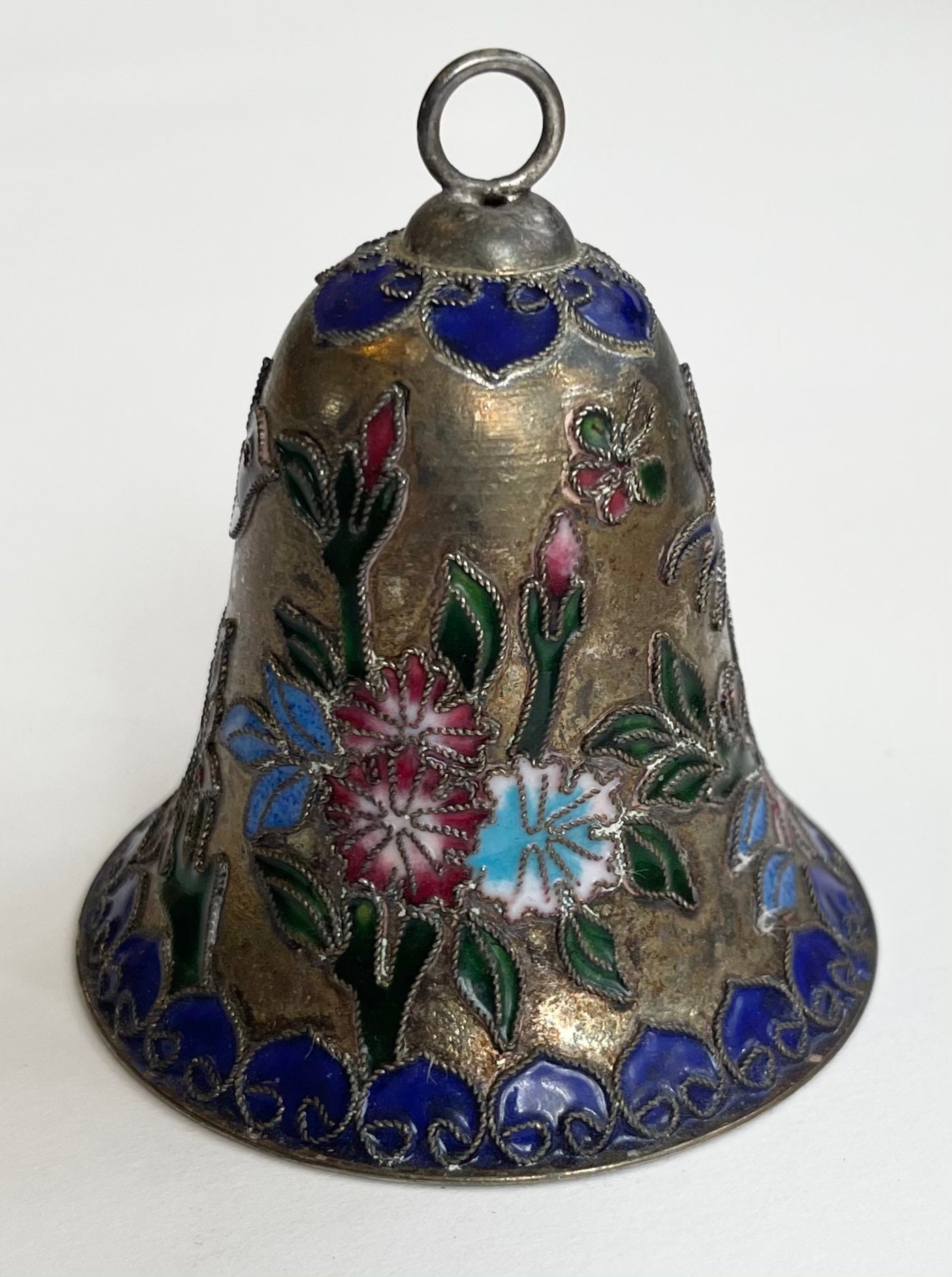 cloisonne bird bell cloisonne bird bell