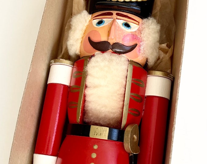 Mid Century Erzgebirge Nutcracker Large Tall 14.75 German Democratic