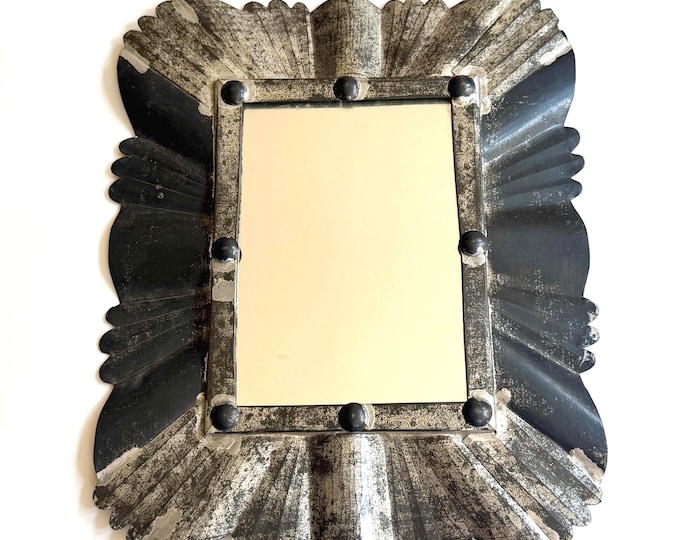 Vintage Tin Wall Mirror Vintage Rustic Southwest Decor