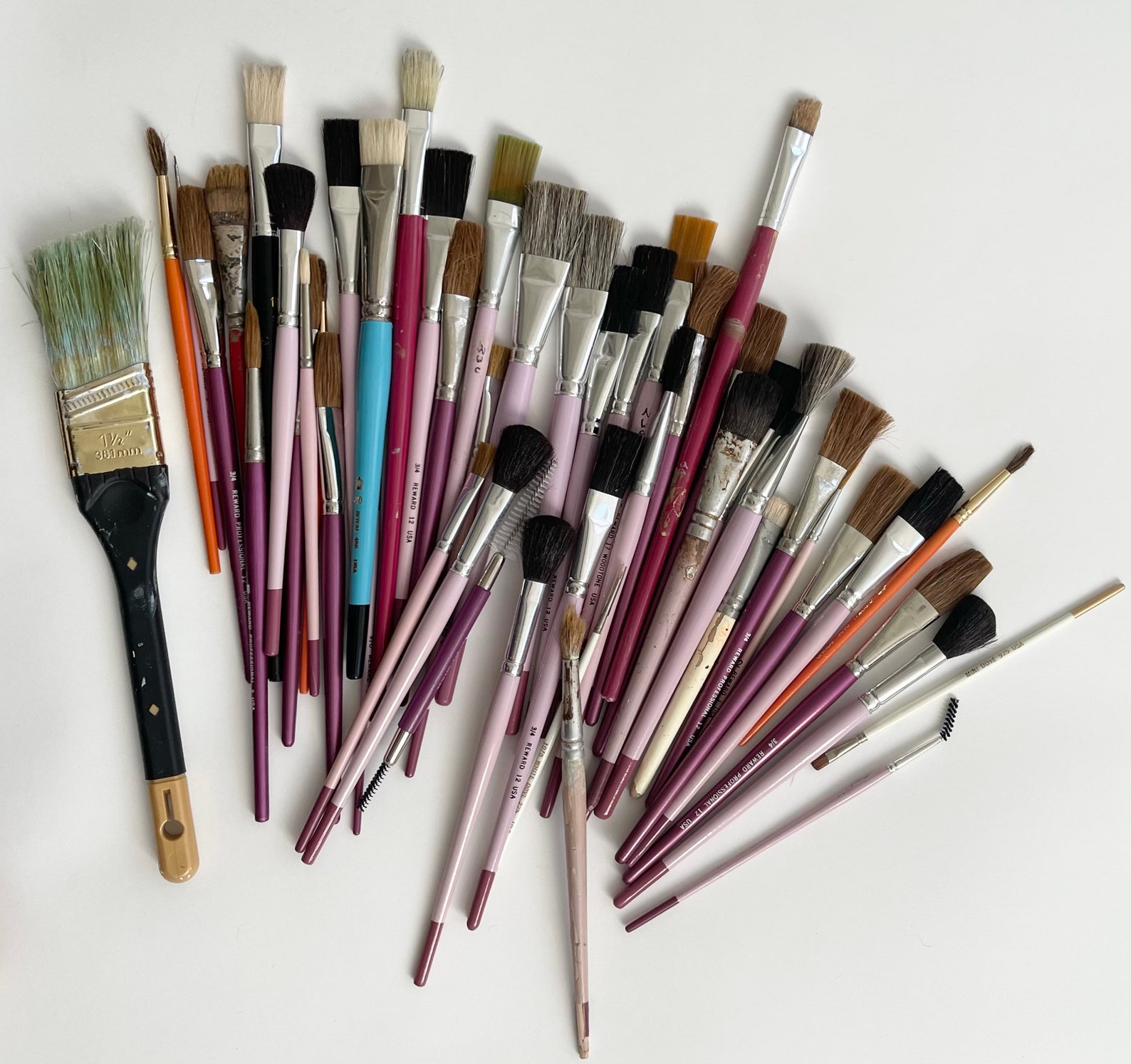Vintage Paint Brush Lot of 50 Artist Paint Brushes Some Old - Etsy