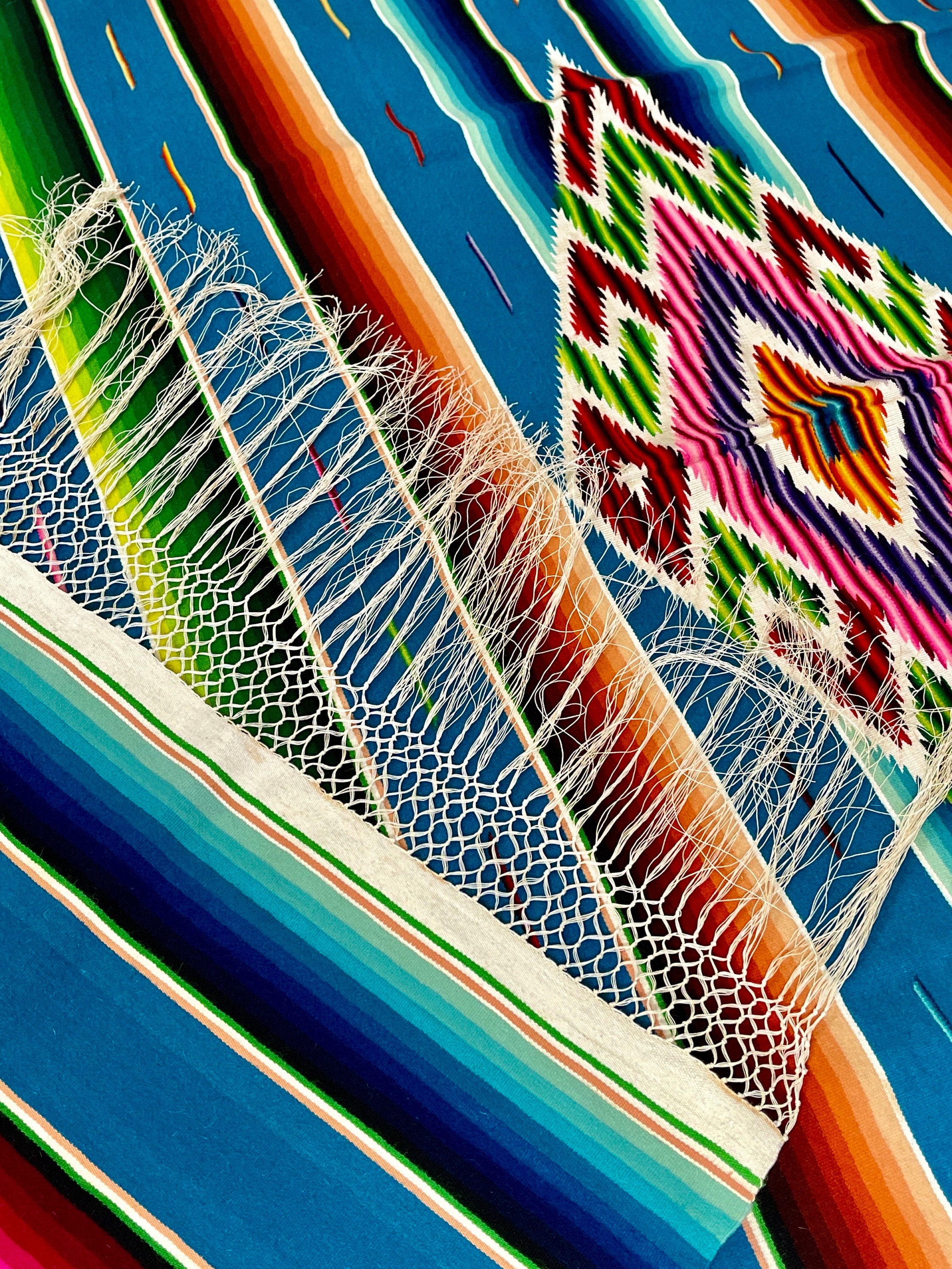 Mexican serape rug shop
