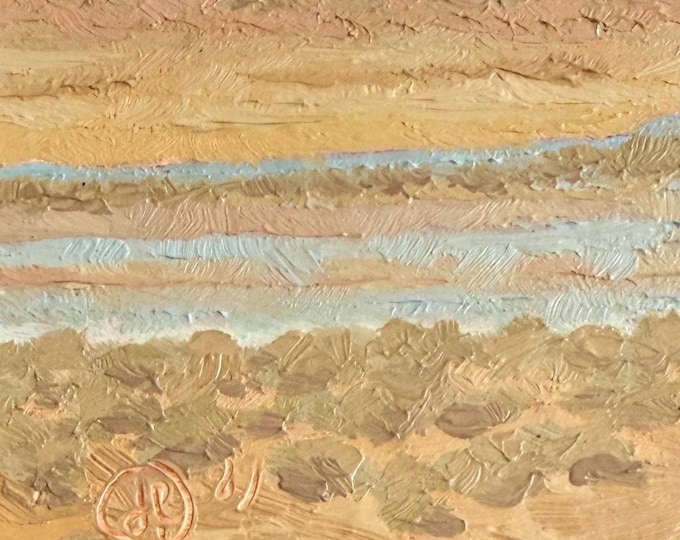 American Southwest Desert Landscape Painting Signed Original Art