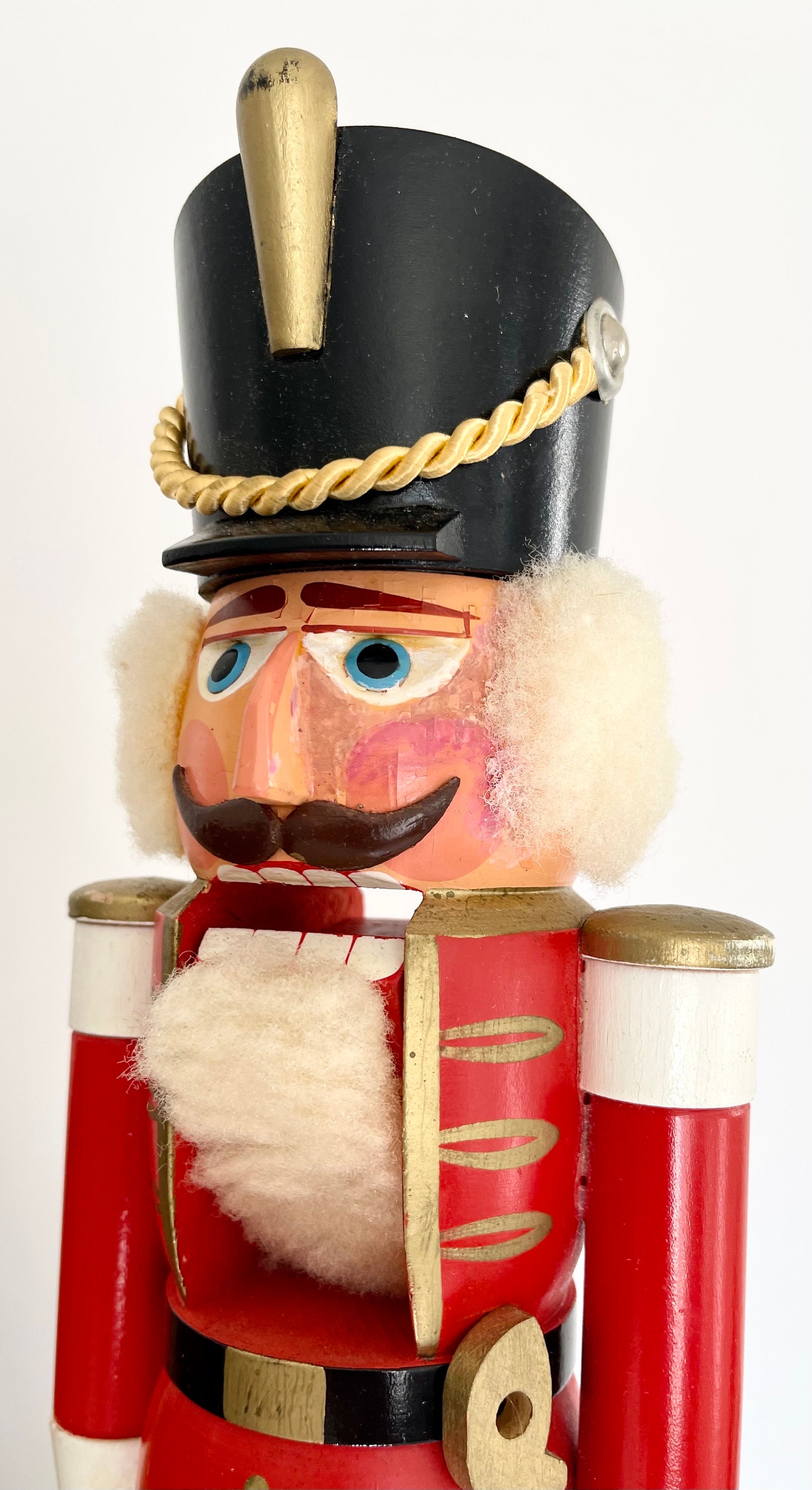 Mid Century Erzgebirge Nutcracker Large Tall 14.75 German Democratic