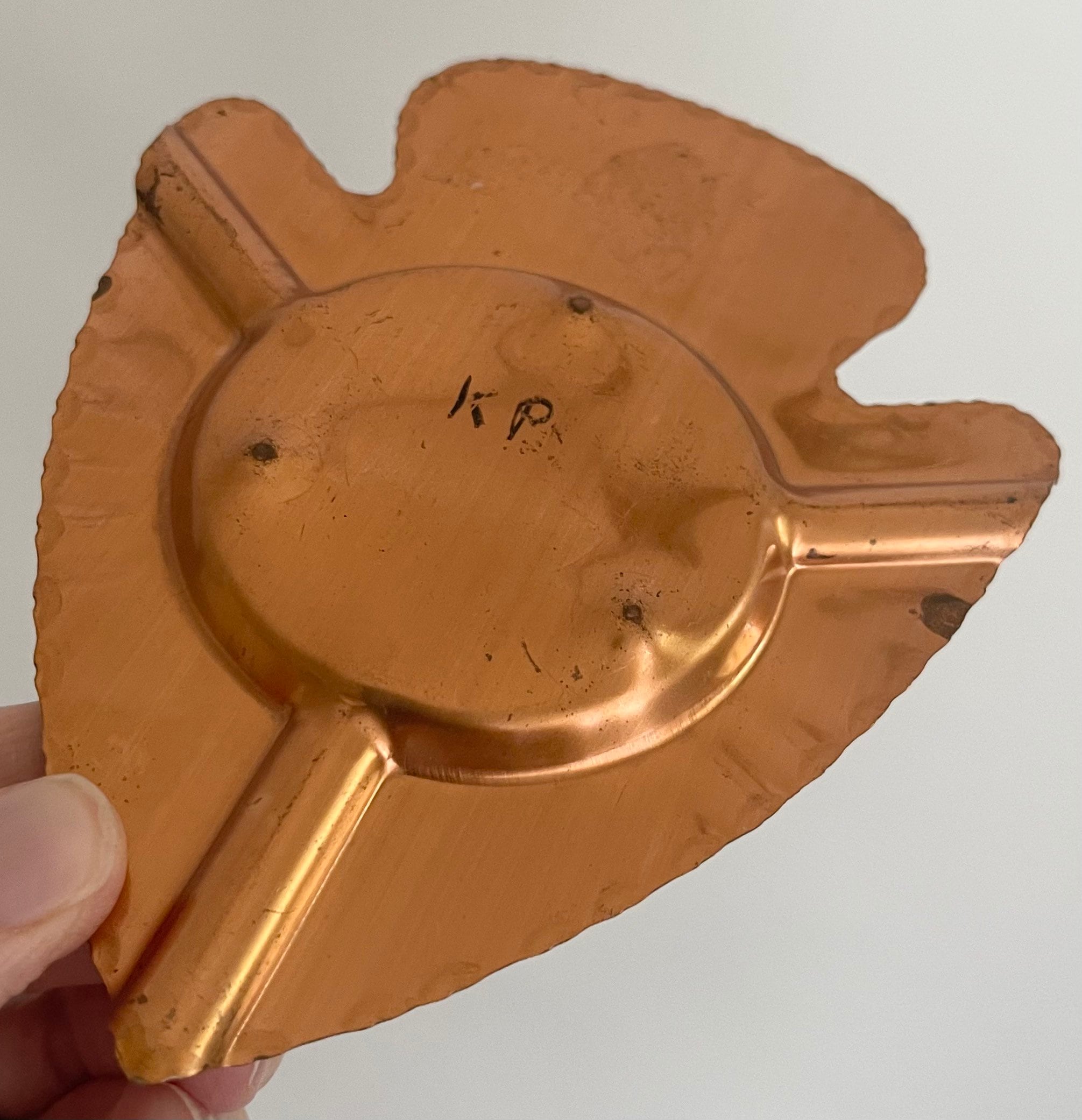 Arrowhead Copper Ashtray Fred Harvey Era Vintage Trading Post Etsy