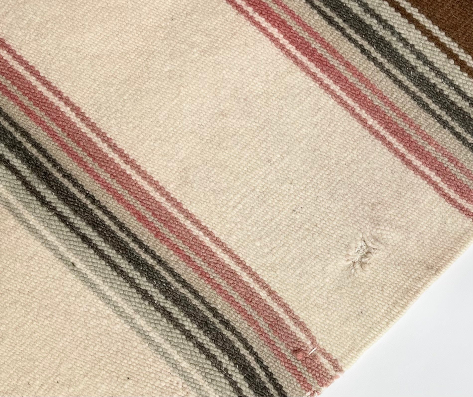 Worn Navajo Rug Runner Saddle Blanket Accent Rug Native American