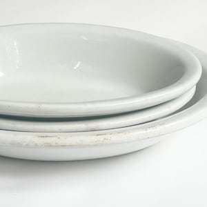 Vintage English Ironstone Bowl: Small Oval Serving Dish, Farmhouse Decor