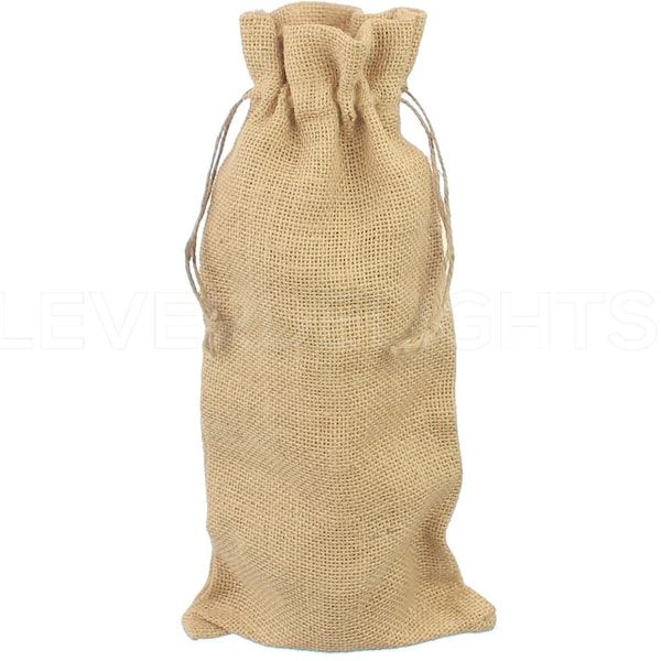 Burlap Wine Bag - Bulk or Individual