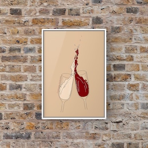 Champagne Problems Inspired Print
