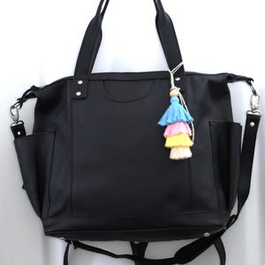 Guatemalan Convertible Bag | 100% Full-Grain Leather | Unique Backpack & Crossbody | Handmade by Artisans
