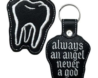 tooth key tag