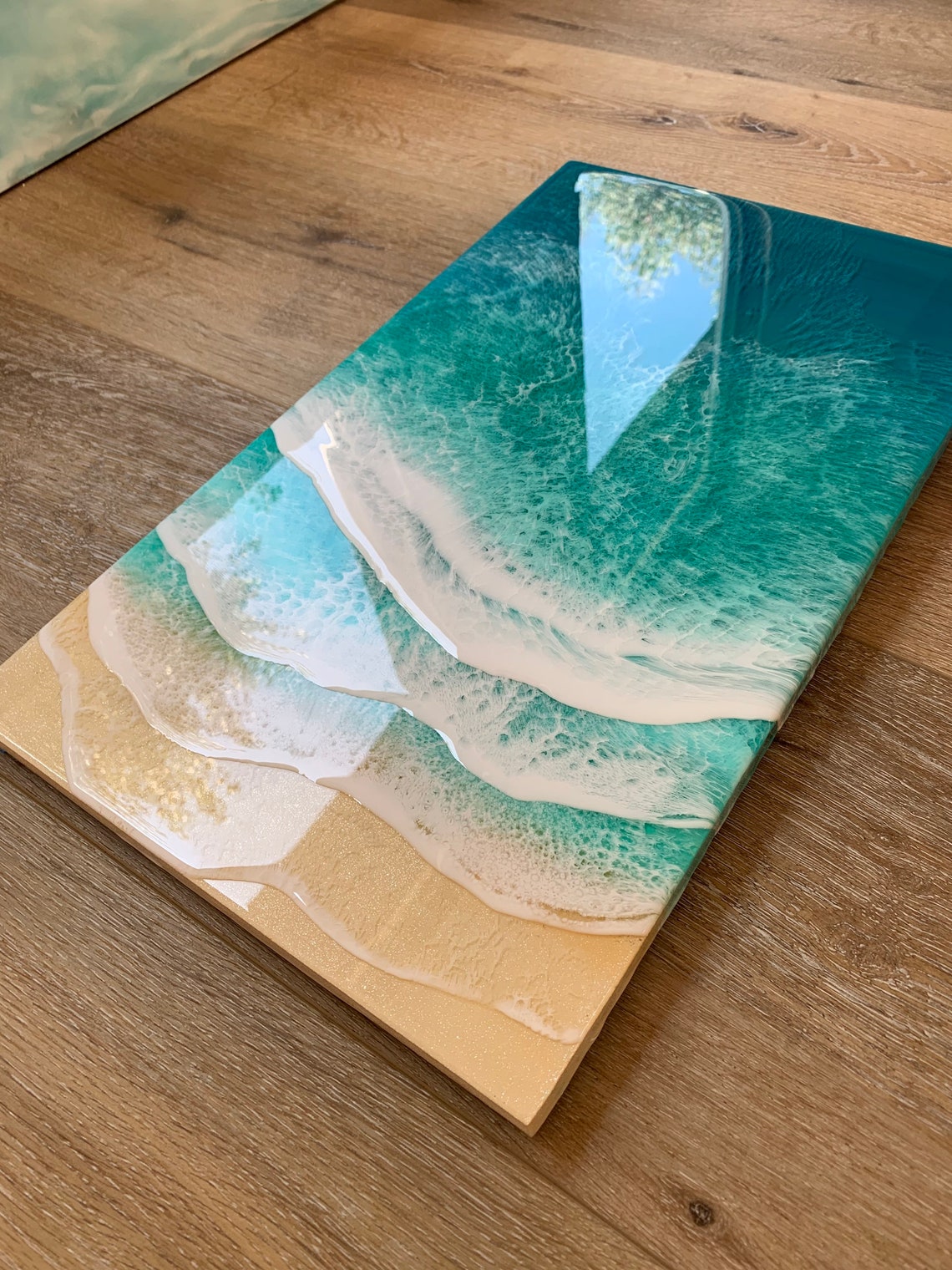 Resin Ocean Art Epoxy Resin Art Epoxy Ocean Beach Scene Etsy