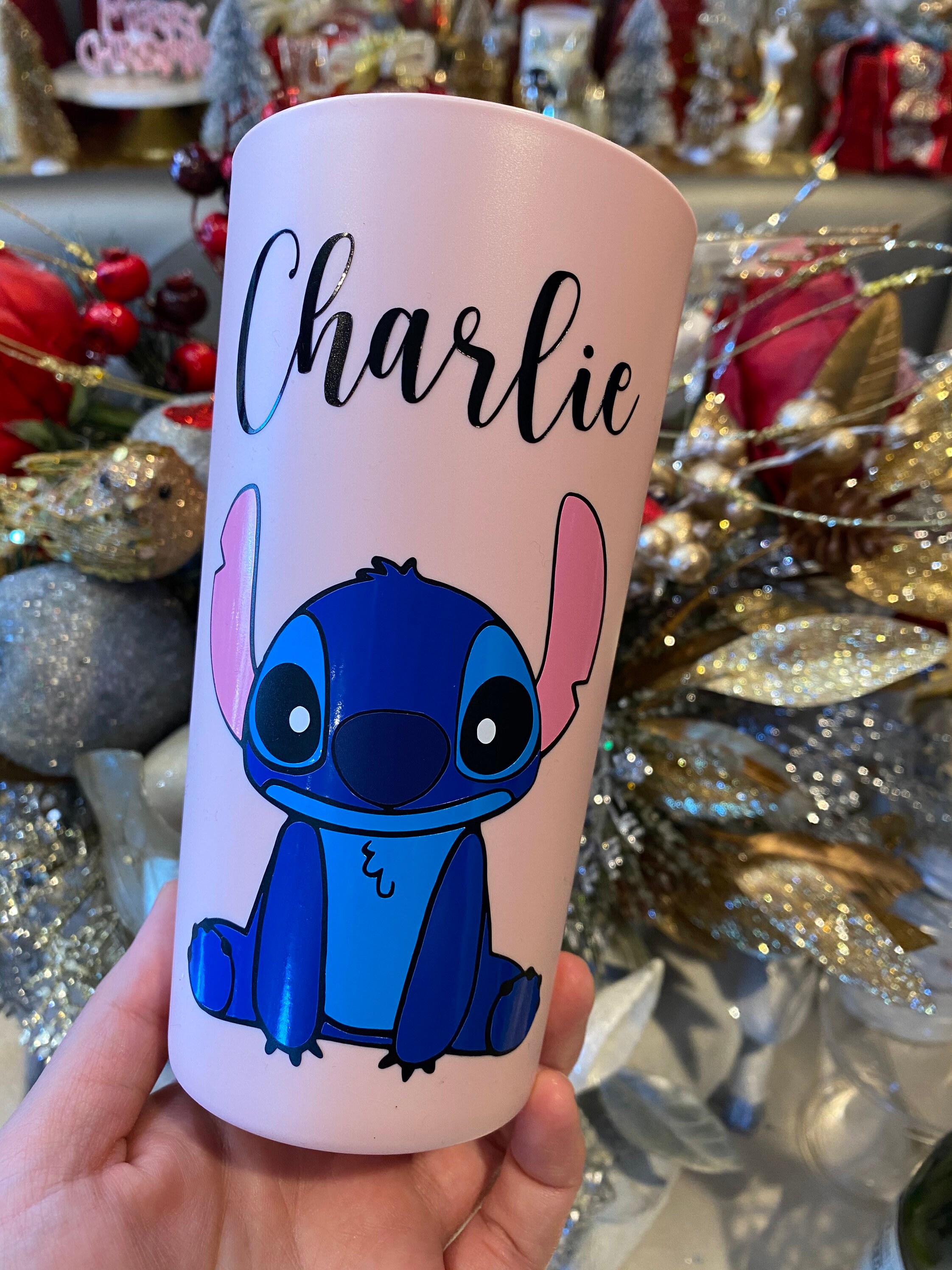 Stitch Tumbler Cup Lilo and Stitch Disney Custom Made Etsy