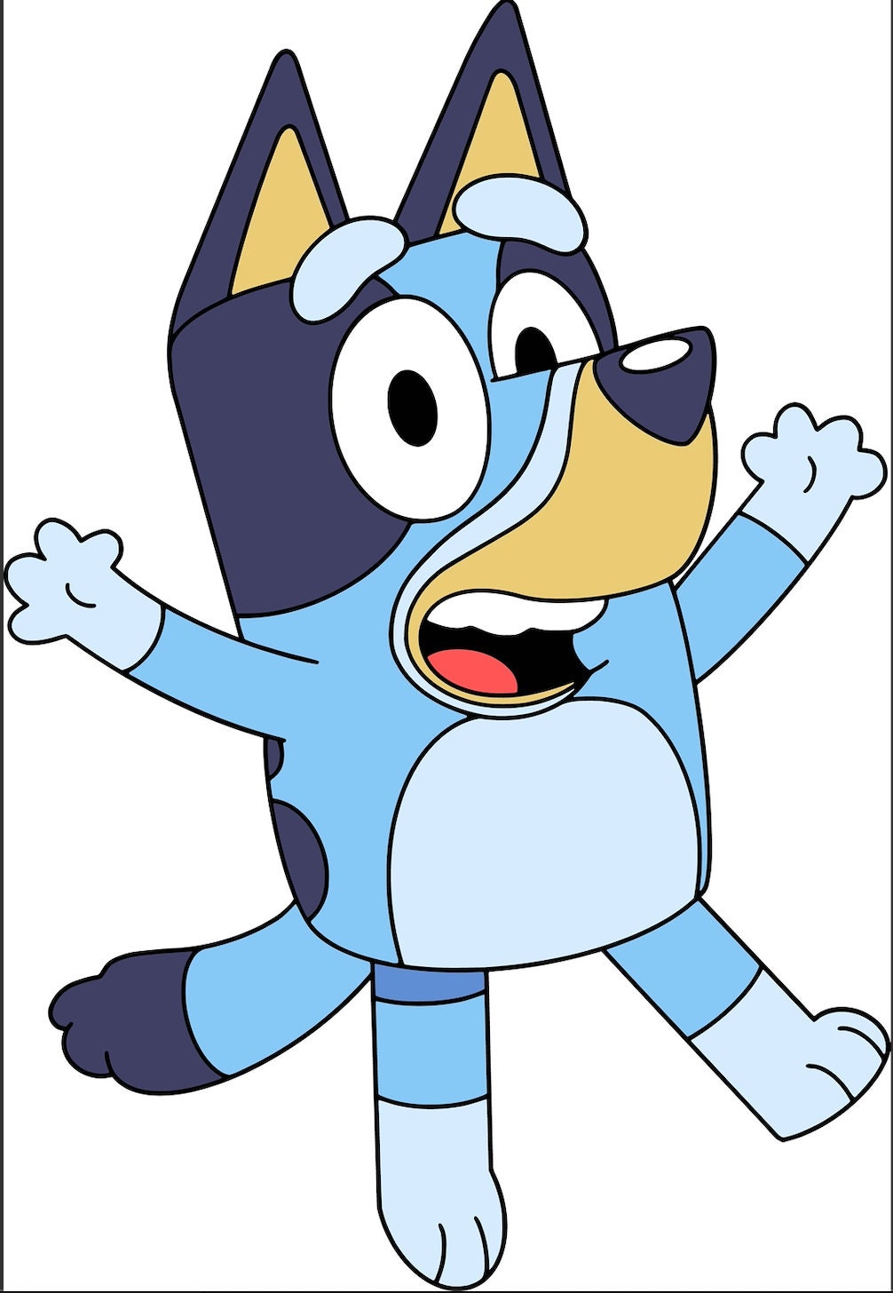 Bluey Decal Bluey Disney Bluey Vinyl Decal Phone Decal Etsy