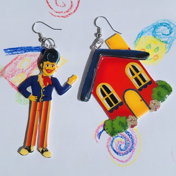 Multicolor -Rajasthani Puppet Handmade Earrings