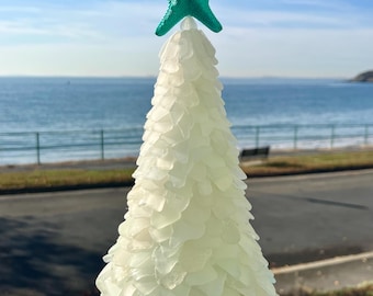 シーグラスクリスマスツリークラフトキット|DIYシーグラスツリーキット