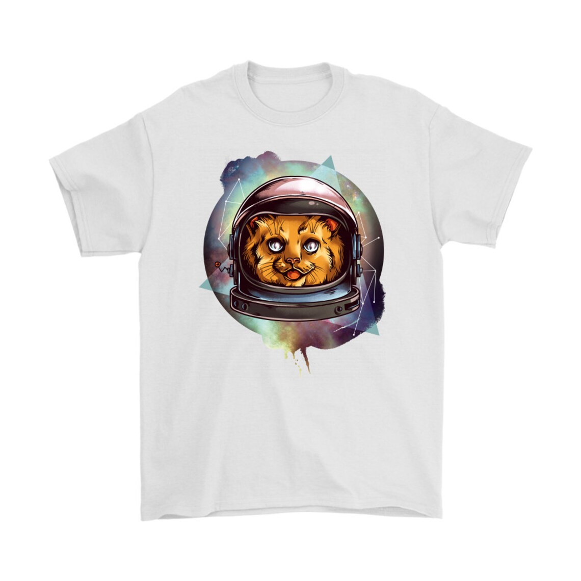 Astronaut Cat T shirt Cat in Space Gift Cat Shirt Kitty in Etsy