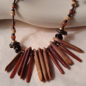 Vintage Boho Retro 1980s Collar Necklace